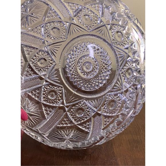 Vintage Crystal bowl A24 - Picture 2 of 5